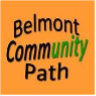 May be an image of text that says 'Belmont Community Path'